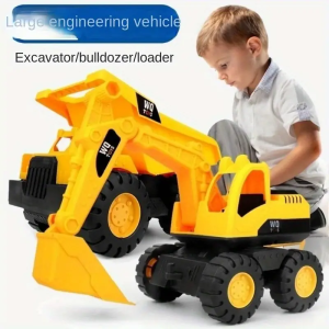Excavator Engineering Truck Large Size Toy Car Fall Resistant Boys & Girls Excavator Set Kids Toy Excavator