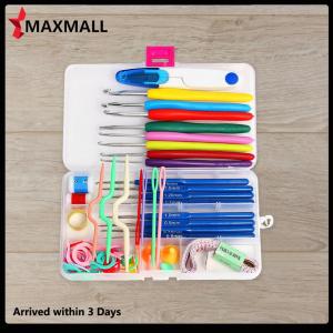 【New Arrival】 ชุดเข็มโครเชต์ขนาด 16 ชิ้น ดีไซน์ ergonomic พร้อมด้ามจับนุ่มนวล สำหรับงานถักและงานฝีมือ