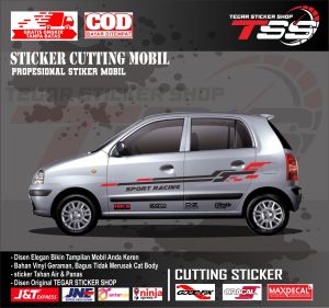 sticker mobil atos sticker mobil hyundai atos sticker lis mobil keren sticker motif variasi body mobil keren
