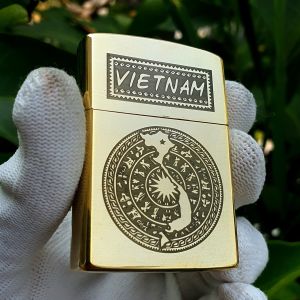 Bật Lửa Zippo Trống Đồng - Đồng Nguyên Khối Đáy Dập Đời La Mã ( Tặng Kèm Phụ Kiện )