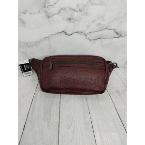 Tas Pinggang Waist Bag Pria Kulit Sapi Asli Karl Sangkoni Tas Pinggang  MJ TPG-55