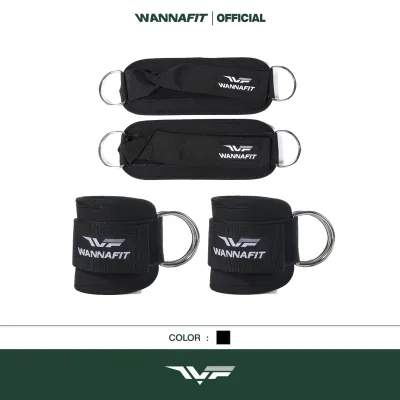 WANNAFIT Adjustable Ankle Strap with D-Ring | Pengait Olahraga | Aksesoris Gym & Fitness