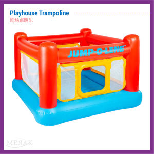 INTEX Bouncy Castle Indoor Trampoline Indoor Jumping Toy Kindergarden Playground Mainan Budak 48260 充气城堡室内蹦蹦床室内跳跳乐