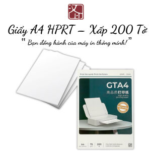[ Chính Hãng ] HPRT Giấy A4 200 tơ` – Phù Hợp Mọi Loại Máy In – Chống Lem Chống Kẹt