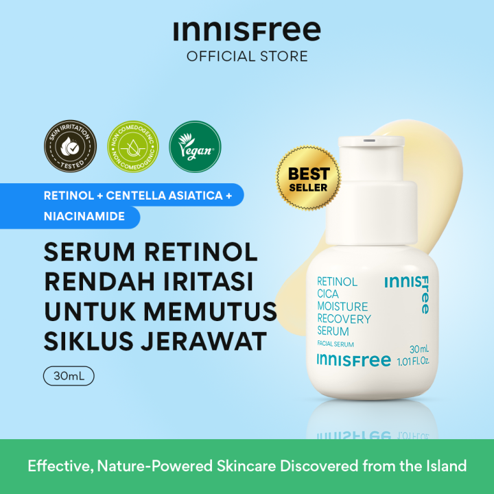 Innisfree Retinol Cica Moisture Recovery Serum 30ml / Acne & Soothing