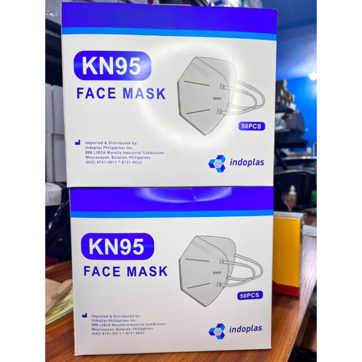 Indoplas KN95 Disposable Face Mask 50s Lazada PH