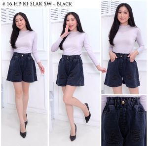 Celana pendek jean wanita korean style Hot Pant Jeans Model KC