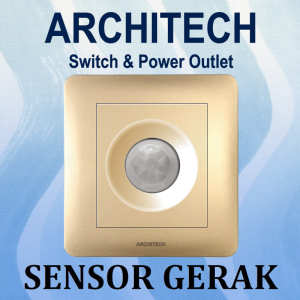 ARCHITECH INFINITY A63-K23 GOLD Sakelar - Saklar Lampu Sensor