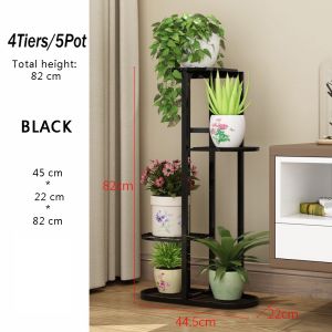 6-layer flower pot stand wrought iron indoor plant stand outdoor flower stand home living room balcony garden steel floor rack stand metal outdoor potted plant stand garden decoration flower stand