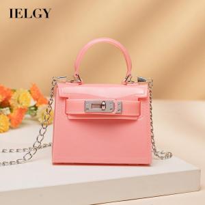 IELGY portable jelly bag womens single shoulder diagonal small bag Kelly female bag