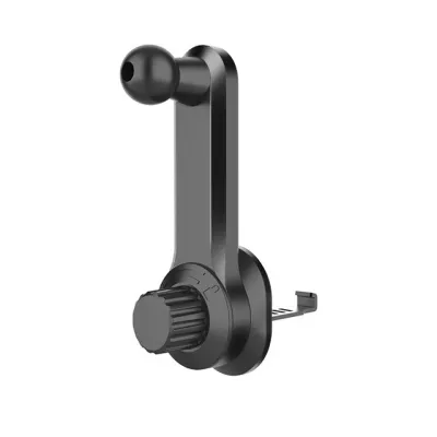 SEAMETAL Universal Car Air Vent Clip Mount 17mm Ball Head Base Spiral Hook untuk Car Air Outlet pemegang telefon mudah alih untuk GPS Stand