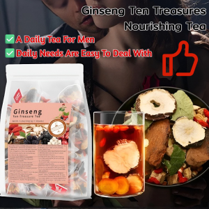Ginseng Ten Treasures Tea Nourishing Kidney Tea Nourishing The Kidneys Protecting The Liver And Enriching Essence Herbal Tea