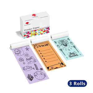 Phomemo M03 Portable Thermal Label PrinterBluetooth Mini Photo Printer for PictureBarcodeStudy NoteDIY Sticker