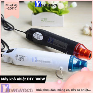 Máy khò nhiệt mini cầm tay DIY. Máy thổi hơi nóng 300W khò màng co nhiệt giỏ quà