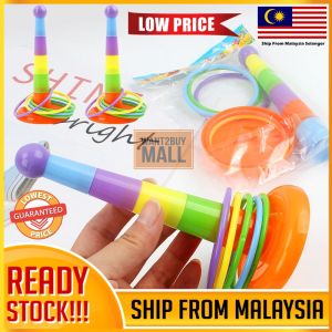 🇲🇾 Classic Pool Toy Plastic Cast Throw Circle Hoop Ring Toss Gift Baby Fun Game Set Intelligence Educational Outdoor