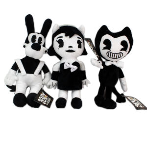 1pcs 30cm Bendy Plush Toys Game Bendy And The Ink Machine Bendy & Boris & Alice Angel Plush Stuffed Toys Gift For Children