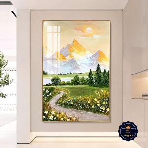Tranh Thảo Nguyên Đẹp Ngút Ngàn Tranh Canvas Tranh Tráng Gương Tranh Trang Trí Phòng