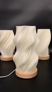 Usb Led 3d Pleated Table Desk Lamp Bedside Lights Vintage Modern Home Decor Lamps Decorative Shop Nightstand Night Atmosphere Light Dimmable With Small For Bedroom Office Lighting