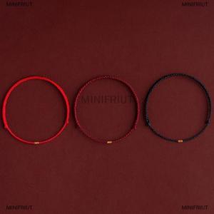 [COD] MINIFRIUT Fashion Handmade Color Beads Red Rope Good Lucky Bangles Adjustable Charm Bracelets For Women Men Lovers Gift