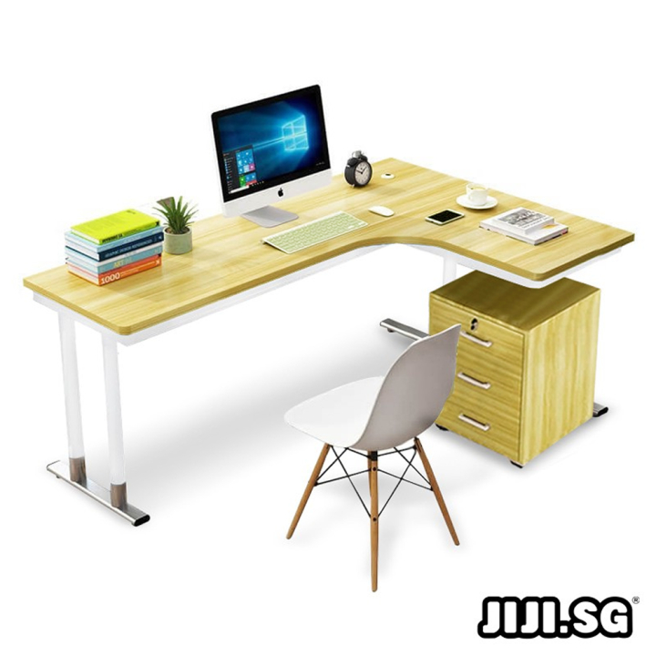 (JIJI.SG) TESSA Commercial LShape Table (Onsite Installation