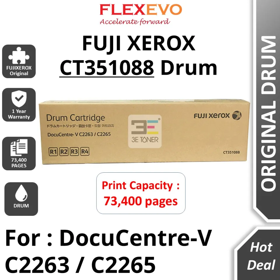 Fuji Xerox DocuCentre V - C2263 C2265 - CT351088 ( R1 R2 R3 R4 Drum  Cartridge ) | Lazada