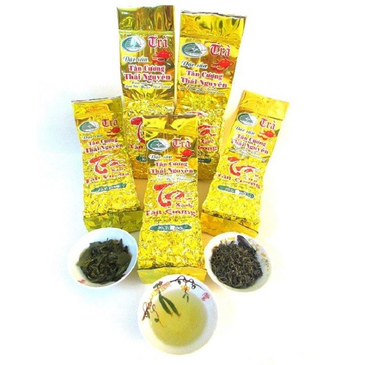 Trà xanh Tân Cương Thái Nguyên (gói vàng 500g) | Lazada.vn