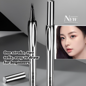 Waterproof 2 Fork Tip Eyebrow Pencil Dual-Ended Brow Pencil Sweatproof Natural Long Lasting