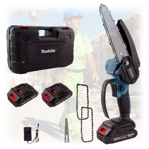 Cordless Mini Chainsaw Battery Operated – Handy Electric Wood Cutter Japan Design