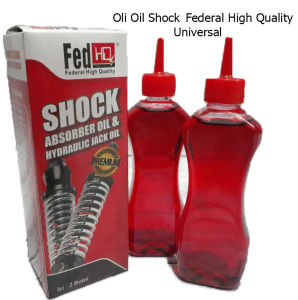 Oli Oil Shock Federal High Quality Fed HQ 1 Box Isi 2 Botol Oli Skok Sok Depan Universal Grosir Murah Original