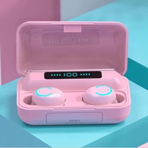 Tai Nghe F9 Pro Bluetooth 5.0 Không Dây Cảm Biến Vân Tay Kiêm Sạc Dự Phòng Cao Cấp Nhiều Màu.Dành Cho Cả Nam Và Nữ