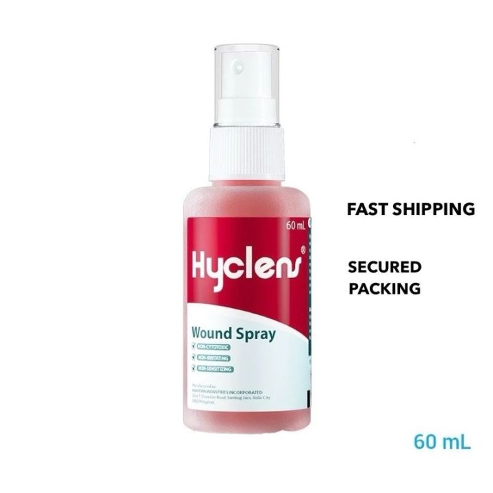 2024 Hyclens Chlorhexidine Wound Spray 60ml | Lazada PH