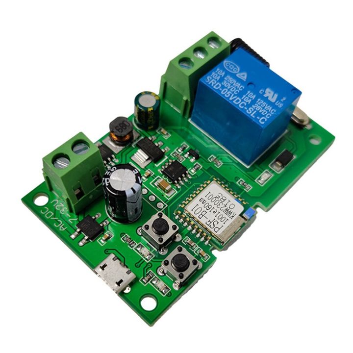 Smart Wireless Relay Module Remote Voice Control Single-Channel Inching ...
