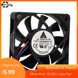 60mm Cooling Fan 5V 0.40A USB Dual Ball Bearing AFB0605HC High Precision for Computers and Power Supplies