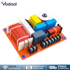 500W High-Low Frequency Crossover Module High Medium Low 3 Way Stereo Audio Frequency Divider for Home Theater Speaker Upgrade