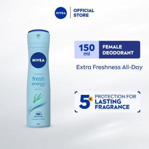 NIVEA Female Deodorant Spray - Energy Fresh / Fresh / Dry / No Sweat / Perfume /150ml