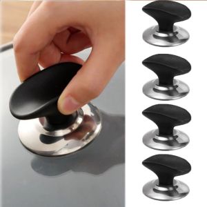 Stainless Steel Pot Cover Handle Replacement Silicone Kitchen Cookware Lid Handles Universal Cover Kitchen Handle Kitchen Pan Lid Handle Knob Accessories
