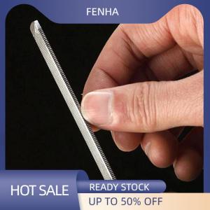 FENHA Stainless steel metal file nail art beauty dual sided pedicure manicure tool