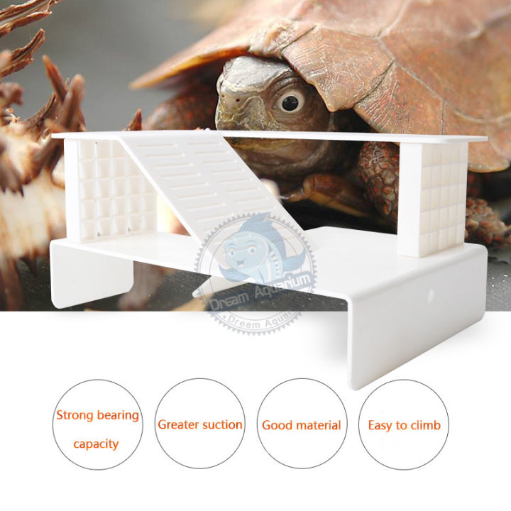 Turtle Basking Drying Platform Suction Cup Tortoise Climbing for Fish ...