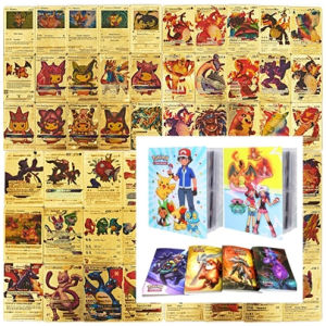 Combo Thẻ Bài Pokemon Sách Đựng Thẻ Bài Cao Cấp Đồ Chơi Bộ Sưu Tập Nhân Vật Yêu Thích Dành Cho Bé