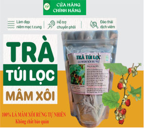 trà lá mâm xôi rừng túi lọc hỗ trợ thả tự nhiên và chuyển phôi IVF IUI  làm đẹp niêm mạc tcung