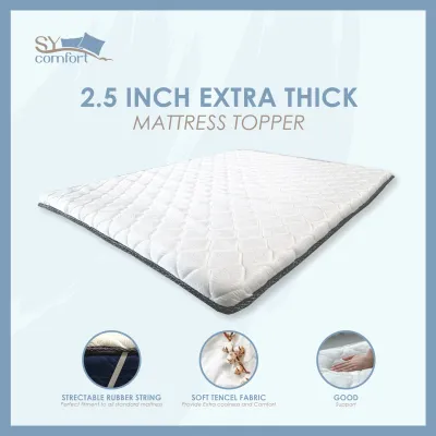 2.5inch High Quality Mattress Topper -Tilam Topper(Single/Super Single/Queen/King)