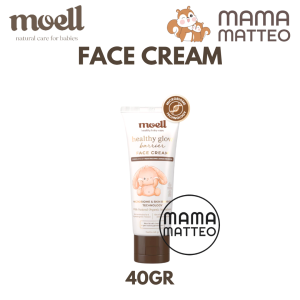 MOELL Healthy Glow Barrier Face Cream 40ml / Krim Pelembab Wajah Bayi / MOEL BANDUNG