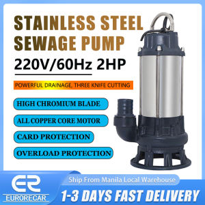 Industrial Stainless Steel Multifunction Dirty Water Pump Heavy Duty w/Automatic Float Switch 1500W/2.0HP 750W/1.0HP ORIGINAL【FREE SHIPPING】
