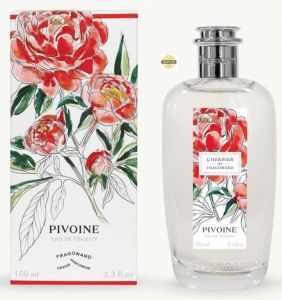 NEW Fragonard Herbier Collection Pivoine (Peony) Perfume by Senteurs de Provence since 2004
