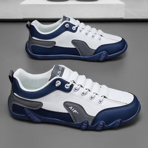 Mens Casual Shoes Fashionable and Versatile Slip-On Slip-Ons Suitable for Outdoor Sports Daily Wear Flats-Soled Comfortable Driving Shoes Mens Shoes Walking Shoes