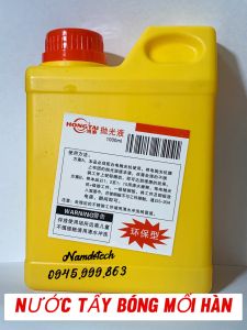 [ 1 CAN VÀNG ] Nước TẨY BÓNG Mối Hàn inox 1000 ml Dung dịch điện hóa dùng cho máy điện hóa Dung Dịch Tẩy Rửa Mối Hàn