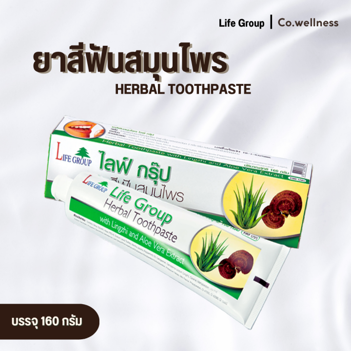 Life Systems Toothpaste LIFE GROUP HERBAL TOOTHPASTE ยาสีฟันสมุนไพรไลฟ์กรุ๊ป 160 กรัม | Lazada ...