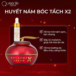 [Nám mới KHÔNG tặng serum] Kem dưỡng da mờ thâm nám Queenie skin nám bóc tách x2- Queenie hp