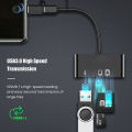 Card reader การ์ดรีดเดอร์ All In One USB 3.0 การ์ดหน่วยความจำสำหรับ Micro SD MS Xd​ CF​ TF​ M2 เครื่องอ่านการ์ดมัลติฟังก์ชั่ 6 ช่อง. 