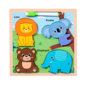 2 in 1 kids wooden puzzles and drawing board birthday goodie return gifts